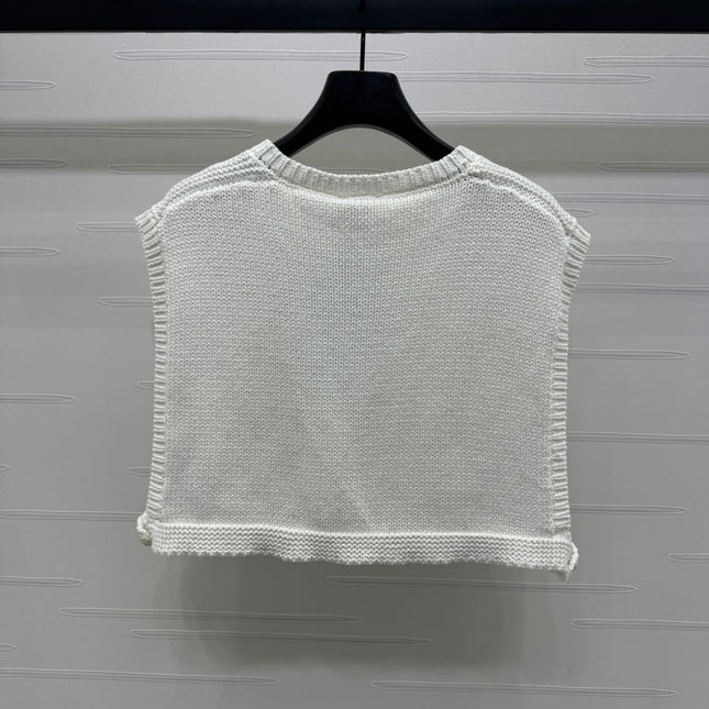 CHANEL CROPPED KNIT SWEATER 269388