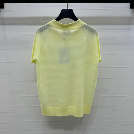 CHANEL POLO SHIRT YELLOW 274900