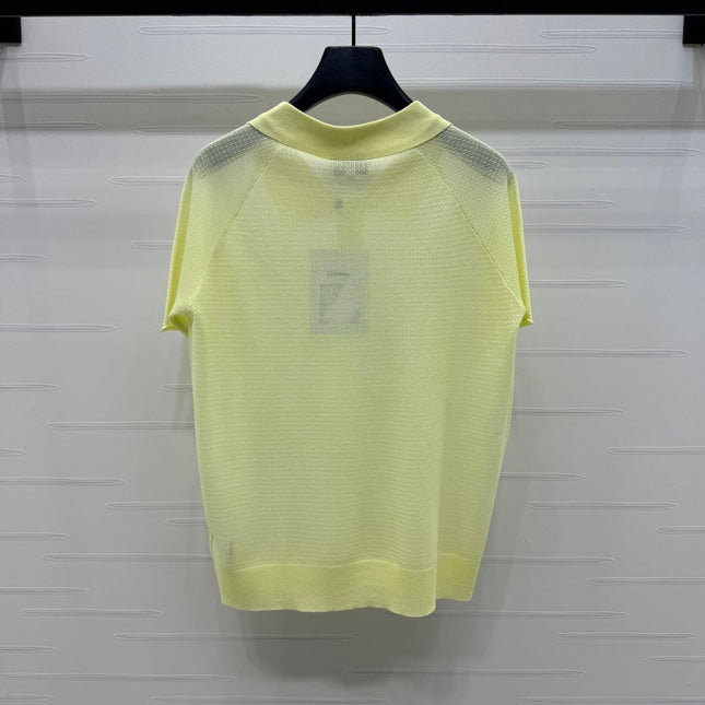 CHANEL POLO SHIRT YELLOW 274900