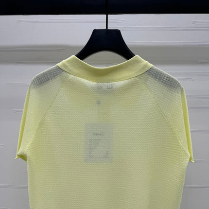 CHANEL POLO SHIRT YELLOW 274900