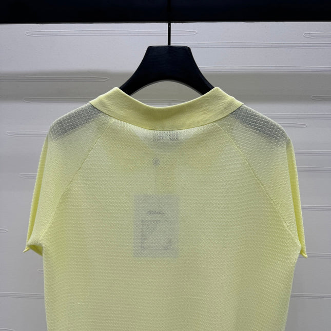 CHANEL POLO SHIRT YELLOW 274900