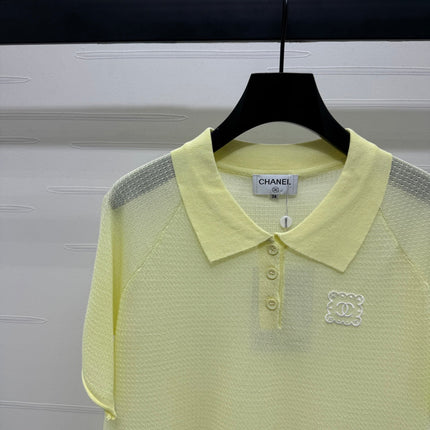 CHANEL POLO SHIRT YELLOW 274900