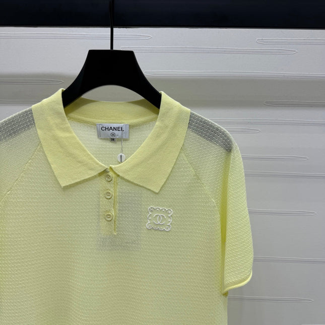CHANEL POLO SHIRT YELLOW 274900