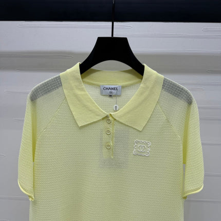 CHANEL POLO SHIRT YELLOW 274900