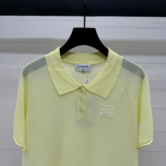 CHANEL POLO SHIRT YELLOW 274900