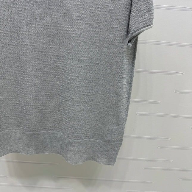 CHANEL POLO SHIRT GREY 274898