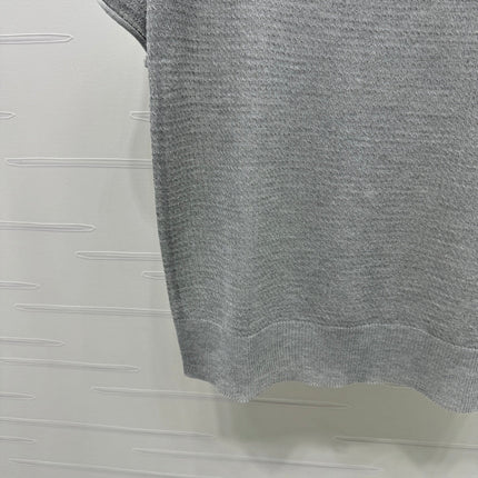 CHANEL POLO SHIRT GREY 274898