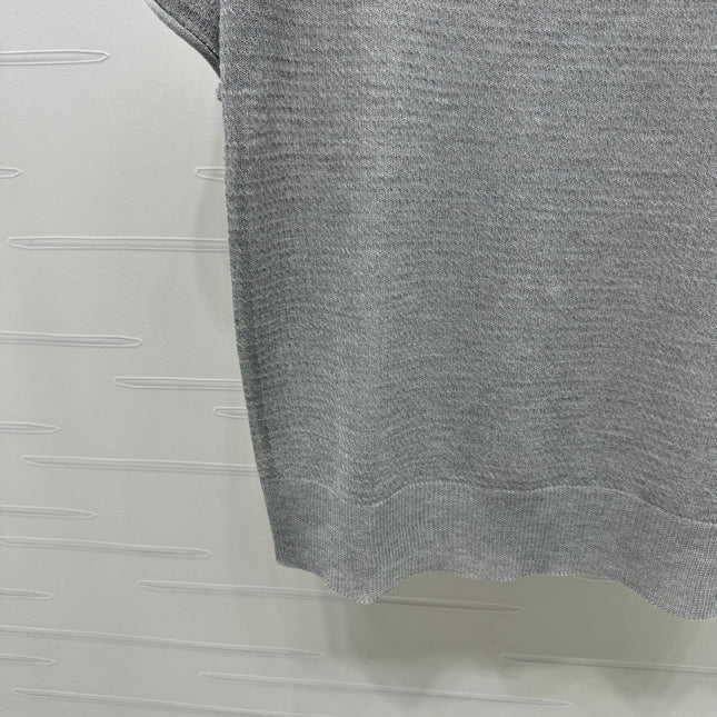 CHANEL POLO SHIRT GREY 274898