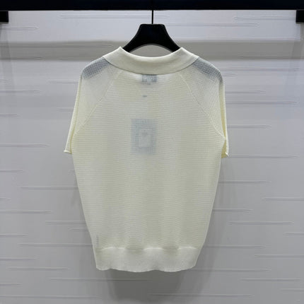 CHANEL POLO SHIRT WHITE 274896