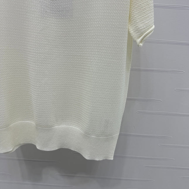 CHANEL POLO SHIRT WHITE 274896