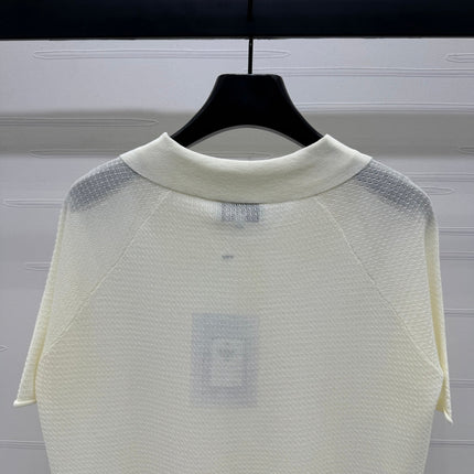 CHANEL POLO SHIRT WHITE 274896