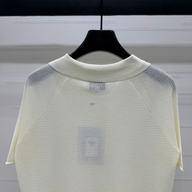 CHANEL POLO SHIRT WHITE 274896
