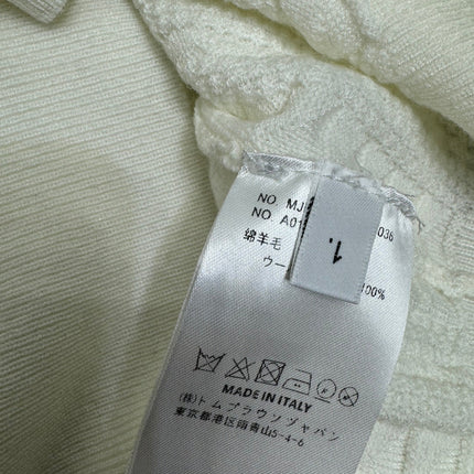 THOM SHORT-SLEEVE KNIT TOP WITH EMBROIDERED DOG MOTIF 274871