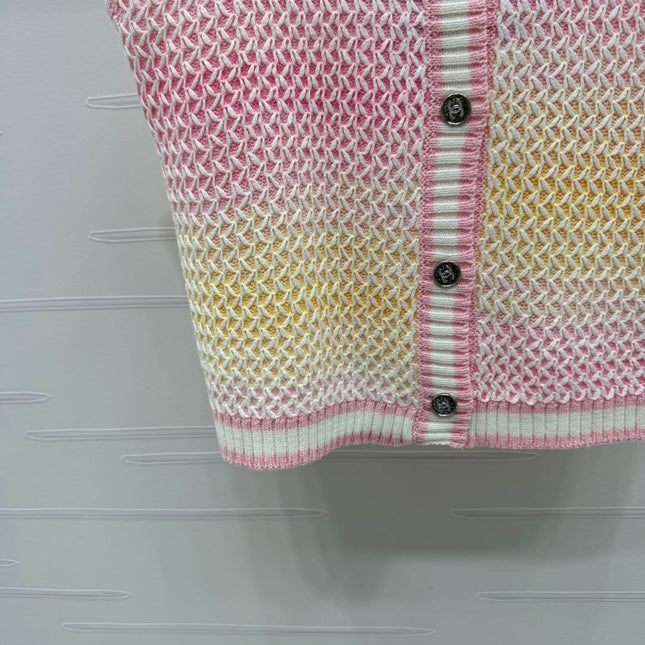 CHANEL KNITTED BUTTONED SLEEVELESS VEST 274921