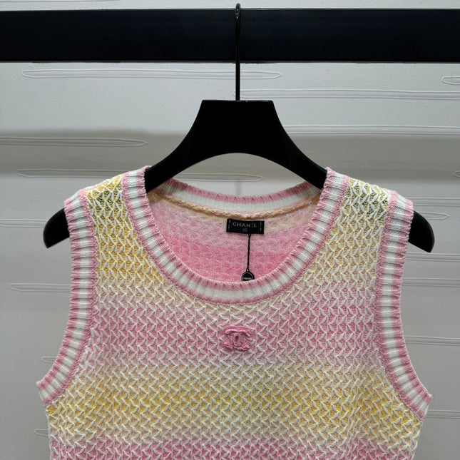 CHANEL SLEEVELESS KNIT VEST 274919