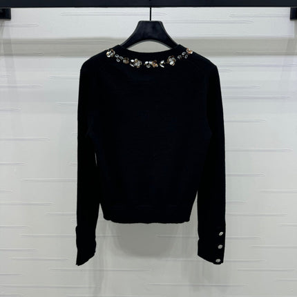 CHANEL KNIT CARDIGAN BLACK 274916