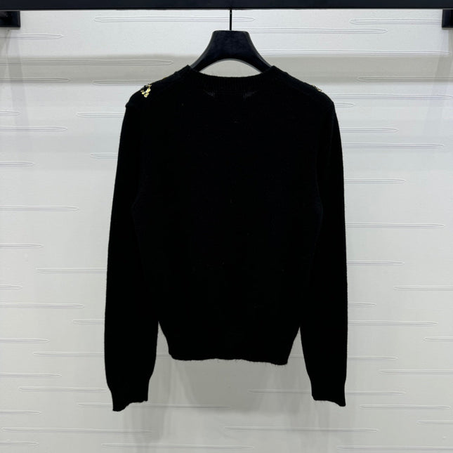 CHANEL SEQUIN CAMELLIA PULLOVER 274882