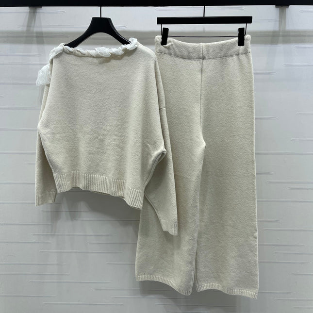 CELINE 25S KNIT PULLOVER AND PANTS SET 0087