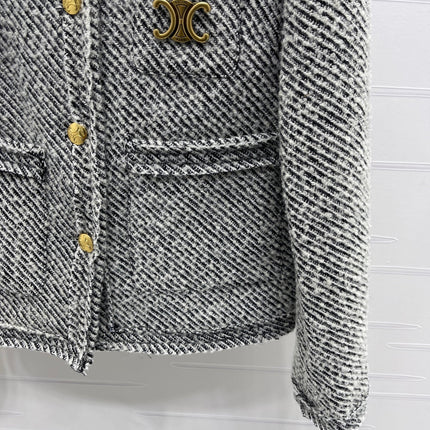 CELINE 25S TWEED JACKET 0033