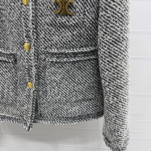 CELINE 25S TWEED JACKET 0033