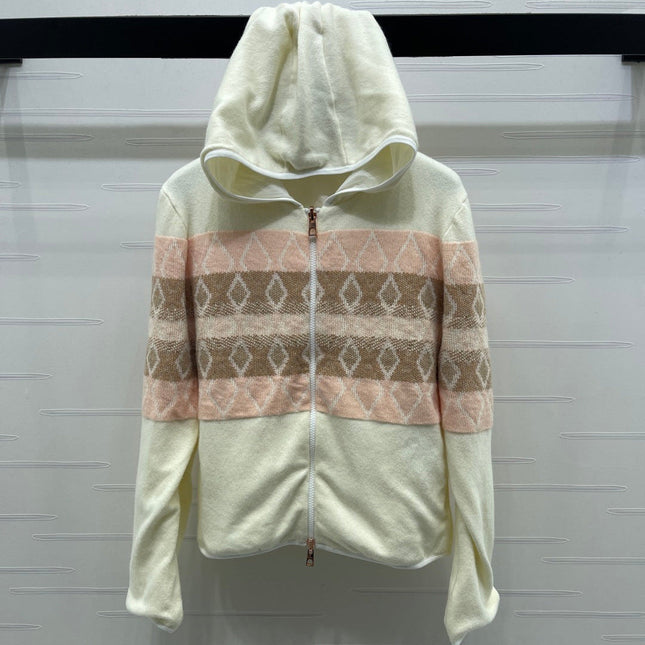MONCLER 25S HOODED CARDIGAN 239