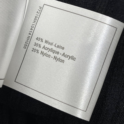 CHANEL 25S KNITTED LONG-SLEEVE DRESS 278