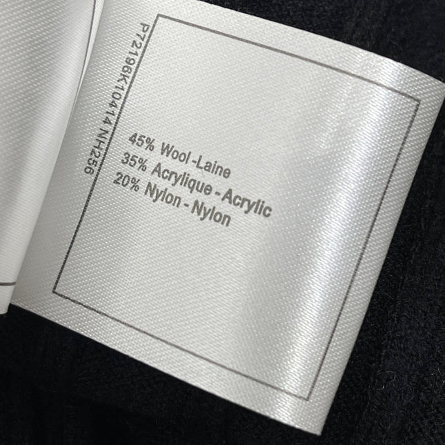 CHANEL 25S KNITTED LONG-SLEEVE DRESS 278