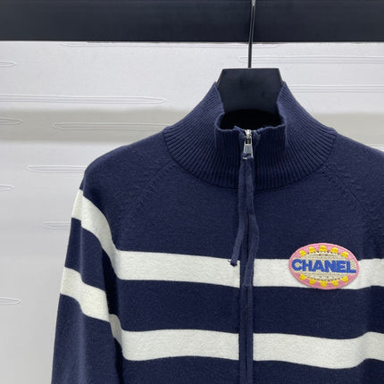 CHANEL 25S STAND-COLLAR CARDIGAN 283