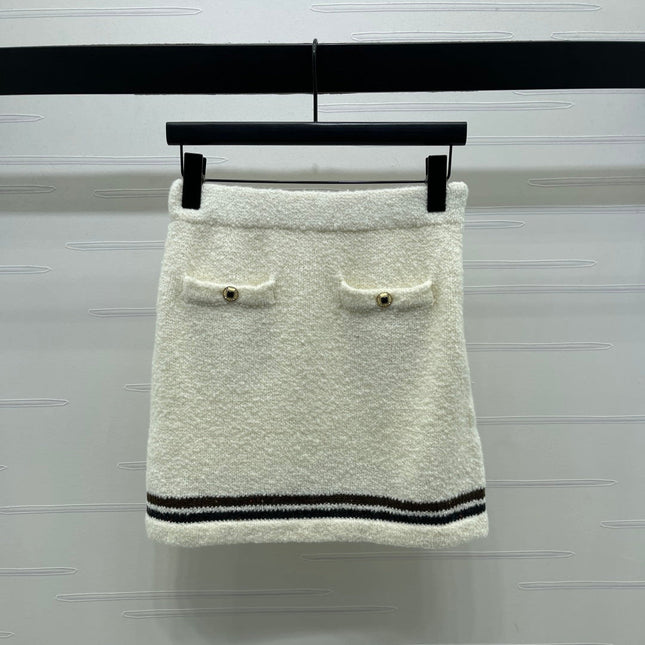 CHANEL 25S KNITTED MINI SKIRT 285