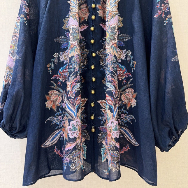 Zimmermann 25 Blouse Linen Silk 026