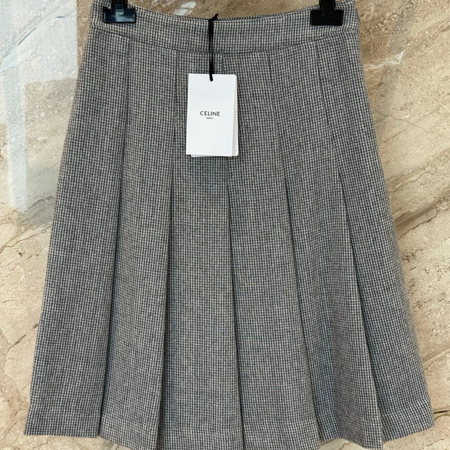 CELINE 25S PLEATED SKIRT 0086