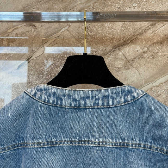 CHANEL 25S SLEEVELESS DENIM VEST 391