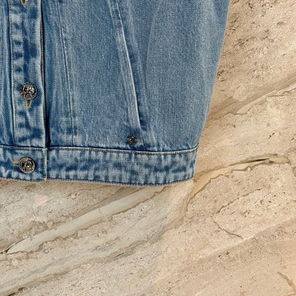 CHANEL 25S SLEEVELESS DENIM VEST 391
