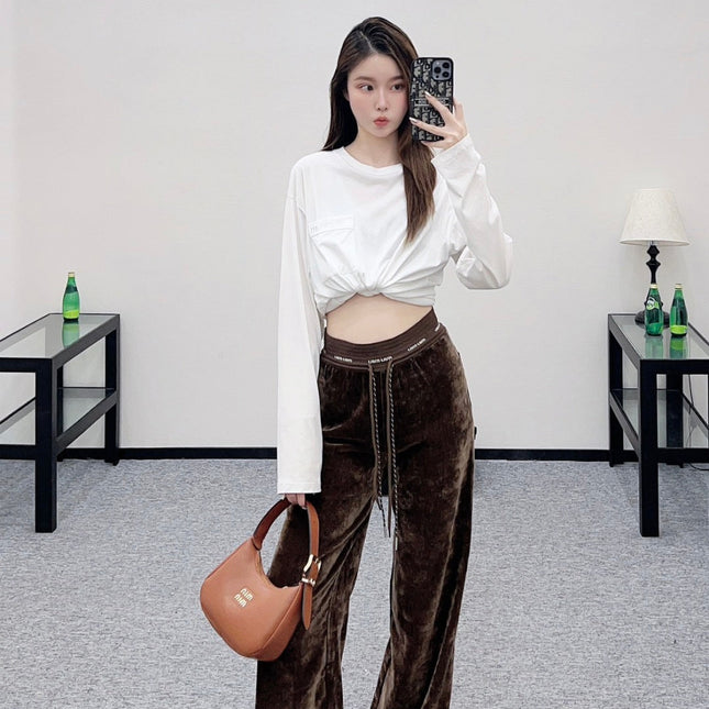 MIUMIU WIDE-LEG PANTS STYLE 119