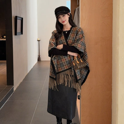 BURBERRY 25S PLAID KNITTED SCARF 114