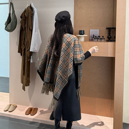 BURBERRY 25S PLAID KNITTED SCARF 114