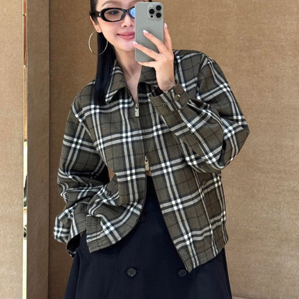 BURBERRY 25S PLAID JACKET 0017