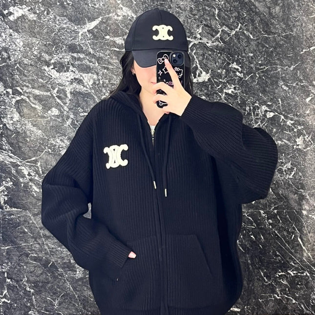 CELINE 25S ZIP-UP HOODIE 0056