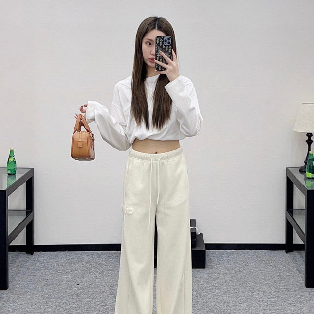 CHANEL 25S HIGH-WAISTED WIDE-LEG PANTS 306