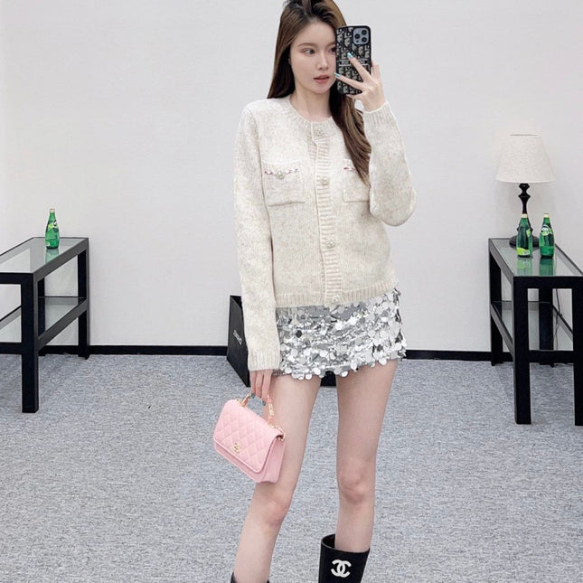 CHANEL 25S KNIT CARDIGAN 400