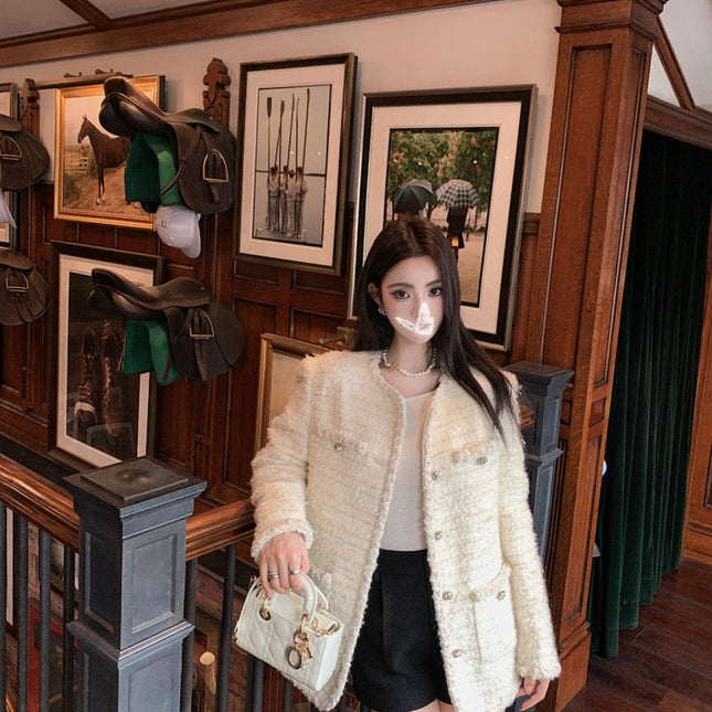 CHANEL 25S ROUND-NECK KNIT CARDIGAN 378