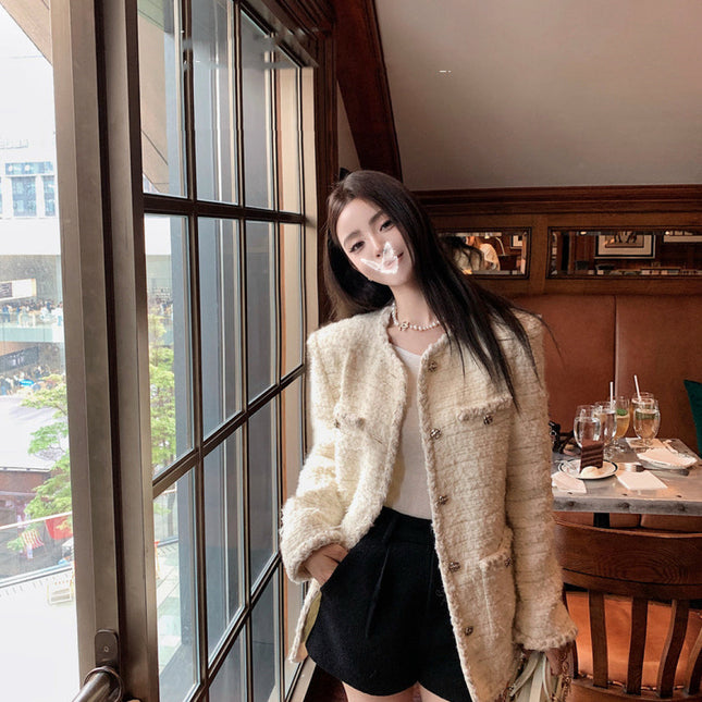 CHANEL 25S ROUND-NECK KNIT CARDIGAN 378