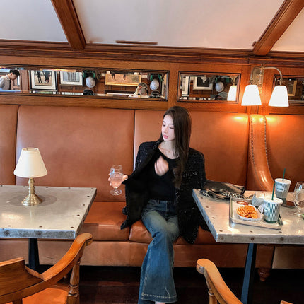 CHANEL 25S ROUND-NECK KNIT CARDIGAN 377