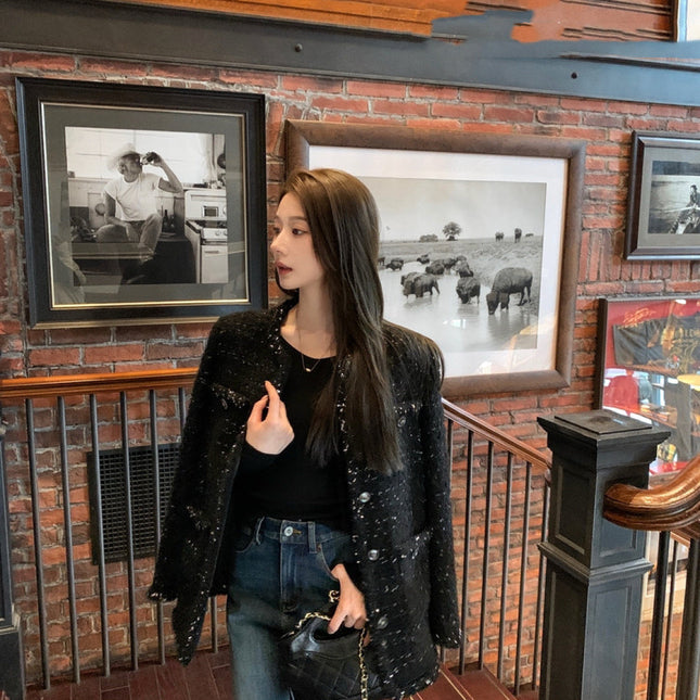 CHANEL 25S ROUND-NECK KNIT CARDIGAN 377