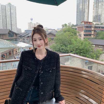 CHANEL 25S ROUND-NECK KNIT CARDIGAN 377