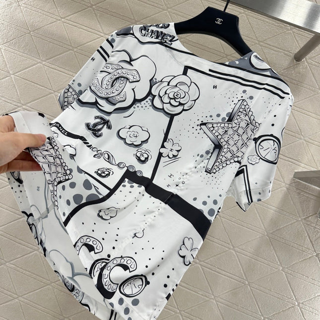 CHANEL 25S SHORT-SLEEVE T-SHIRT STYLE 119