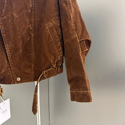 CELINE 25S VELVET DENIM JACKET 0099