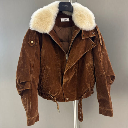 CELINE 25S VELVET DENIM JACKET 0099