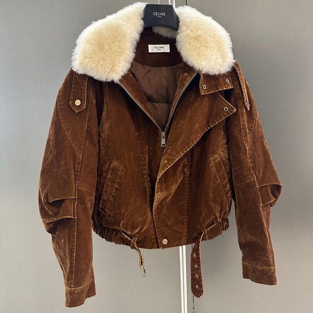 CELINE 25S VELVET DENIM JACKET 0099