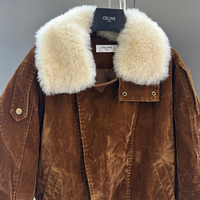 CELINE 25S VELVET DENIM JACKET 0099